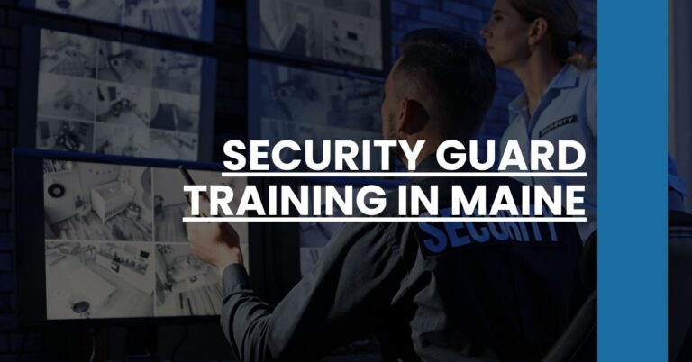 Security Guard Training in Maine Feature Image