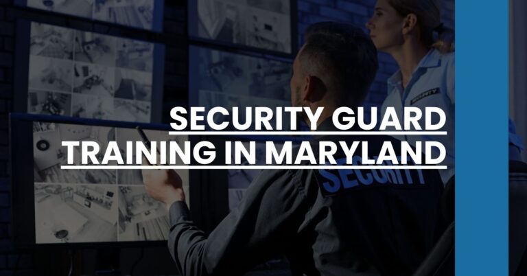 Security Guard Training in Maryland Feature Image