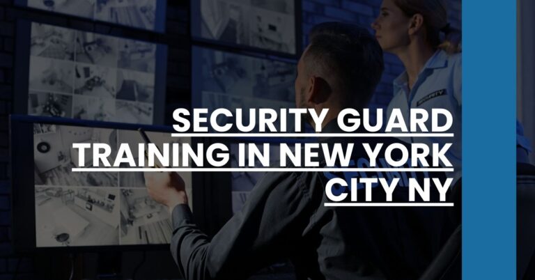 Security Guard Training in New York City NY Feature Image