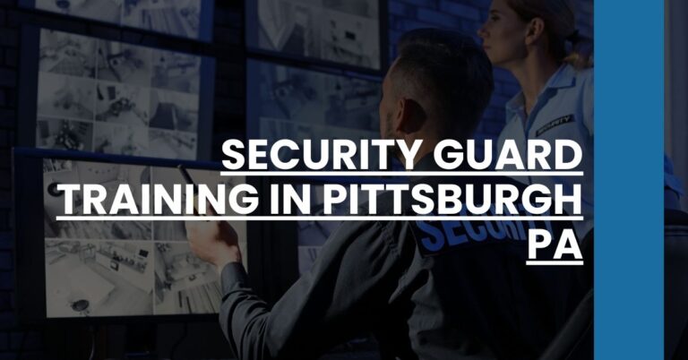 Security Guard Training in Pittsburgh PA Feature Image