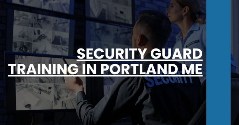 Security Guard Training in Portland ME Feature Image