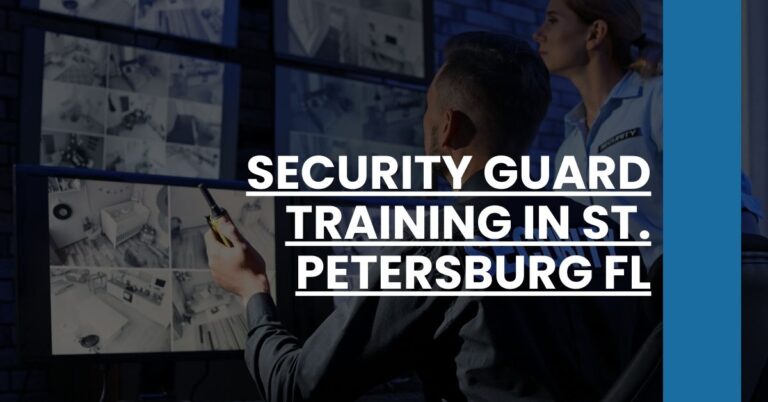 Security Guard Training in St. Petersburg FL Feature Image