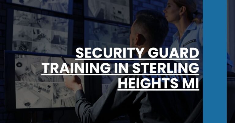 Security Guard Training in Sterling Heights MI Feature Image