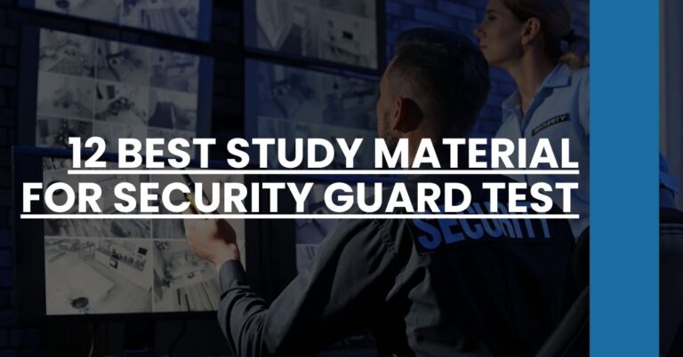 12 Best Study Material for Security Guard Test Feature Image