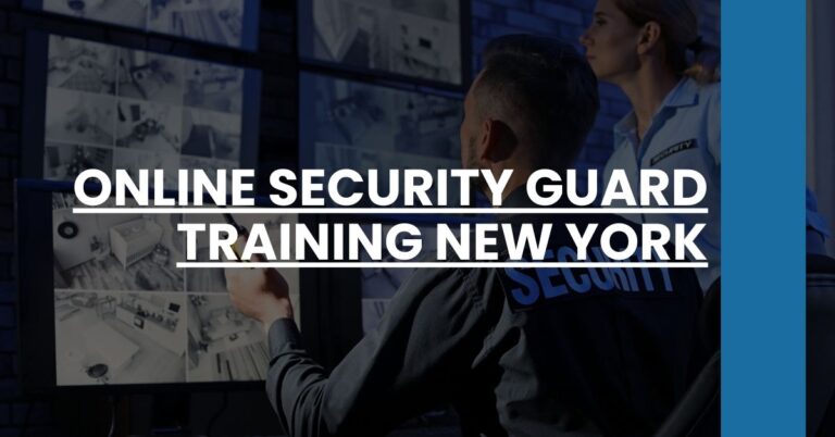 Online Security Guard Training New York Feature Image