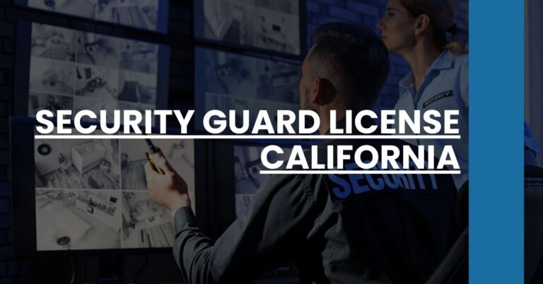 Security Guard License California Feature Image