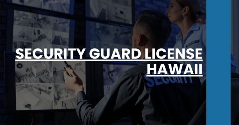 Security Guard License Hawaii Feature Image