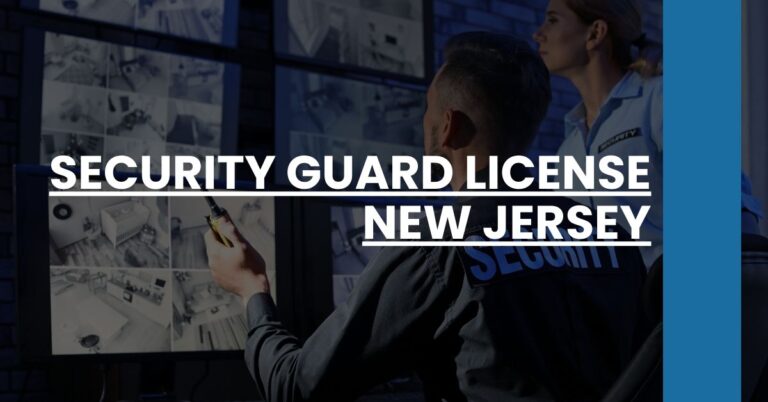 Security Guard License New Jersey Feature Image