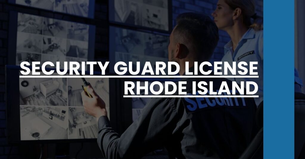 Security Guard License Rhode Island Feature Image